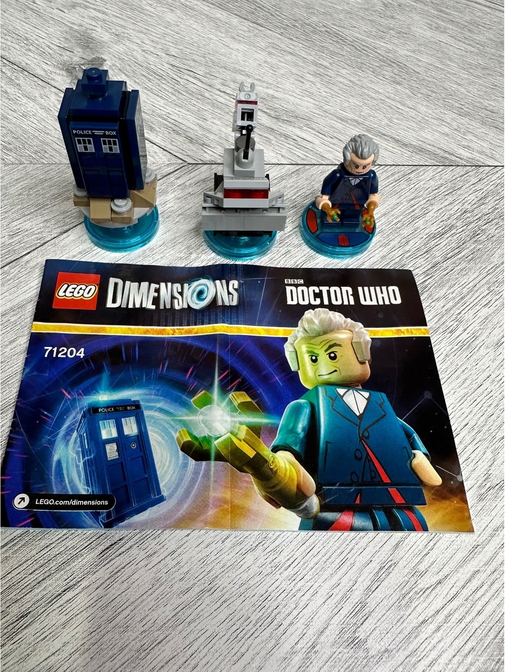 LEGO Dimensions Doctor Who Level Pack 71204 12th Doctor TARDIS K-9 complete.
